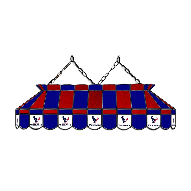 Houston Texans 40 Glass Lamp