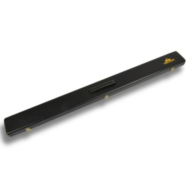 PERADON Black 3/4 cue case LEATHER LOOK