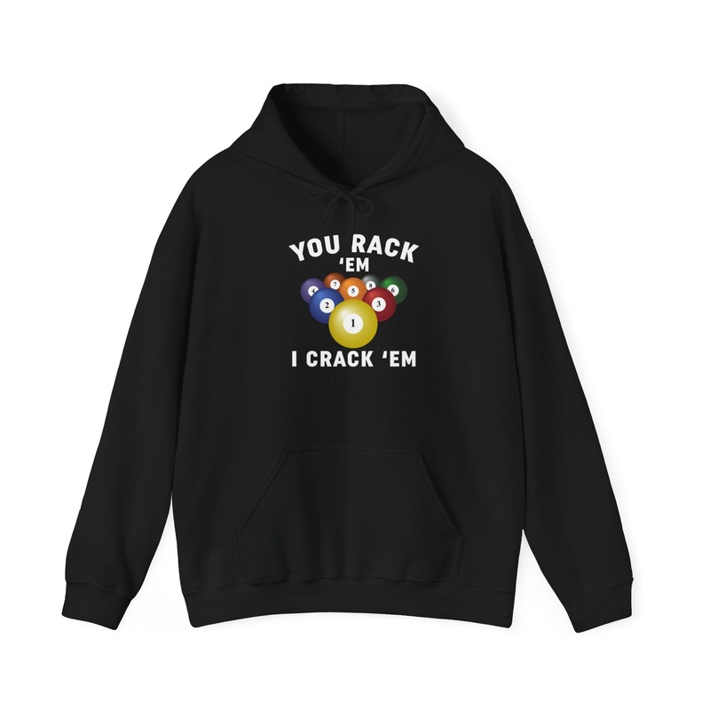 You Rack’em Hooded Sweatshirt|S|M|L|XL|2XL|3XL|4XL|5XL|Navy|Black|Military Green