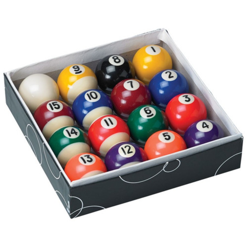 Action 1-1/2 Miniature Pool Ball Set