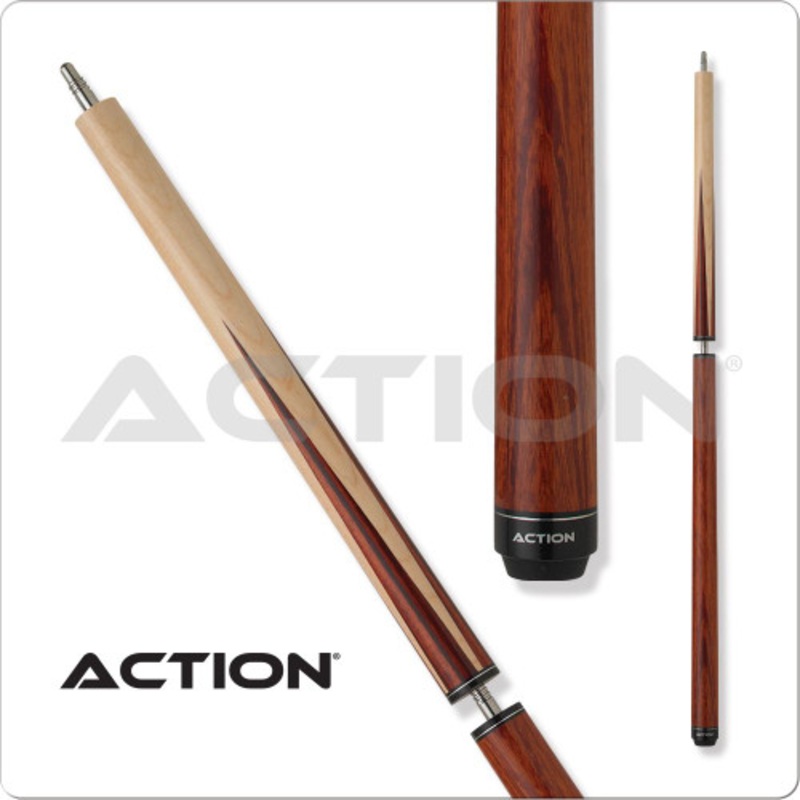 Action ACTBJR Red Stained Break Jump Pool Cue