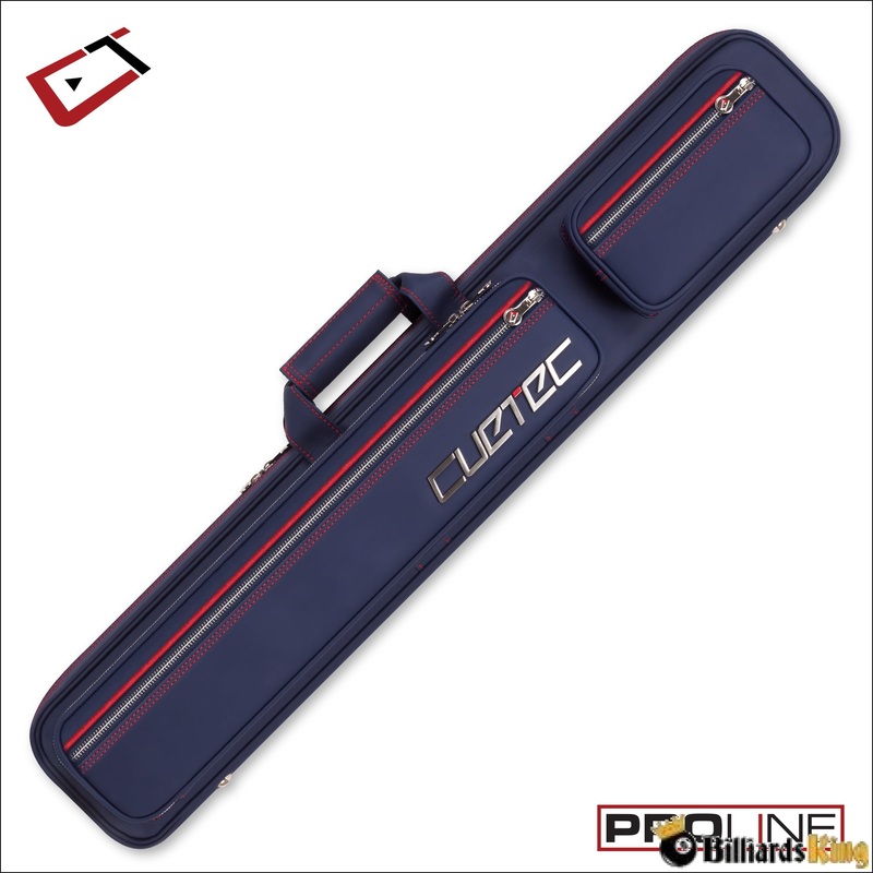 Cuetec Pro Line 4×8 4 Butt 8 Shaft Soft Pool Cue Case Navy Blue 95-755