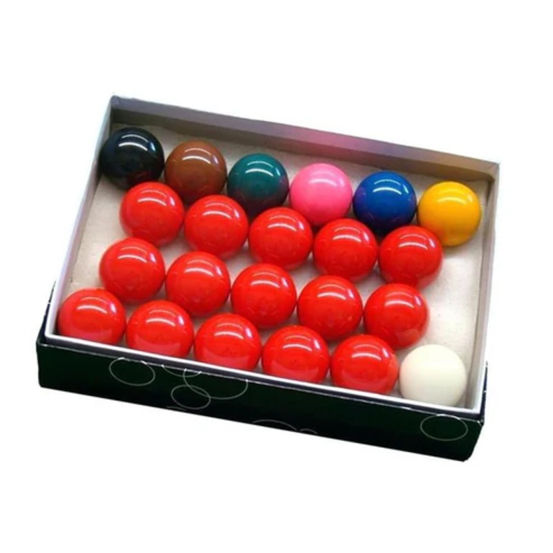 Economy full sized 2 1/16 snooker ball set