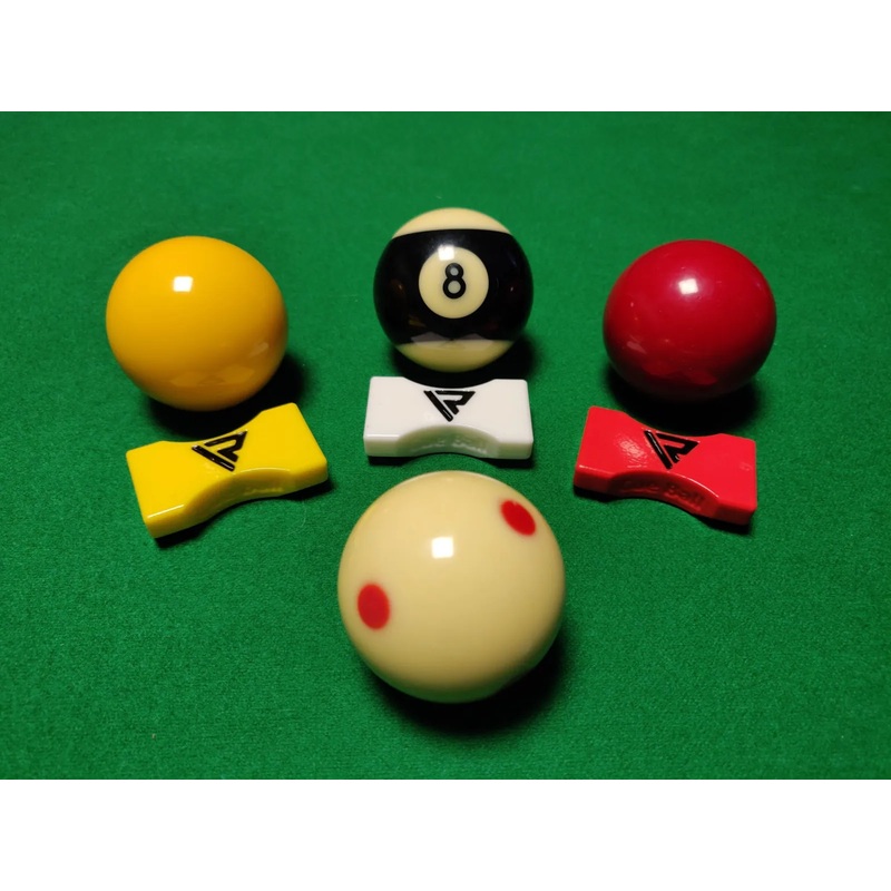 Racker ball marker for English pool.. for both object and cue ball