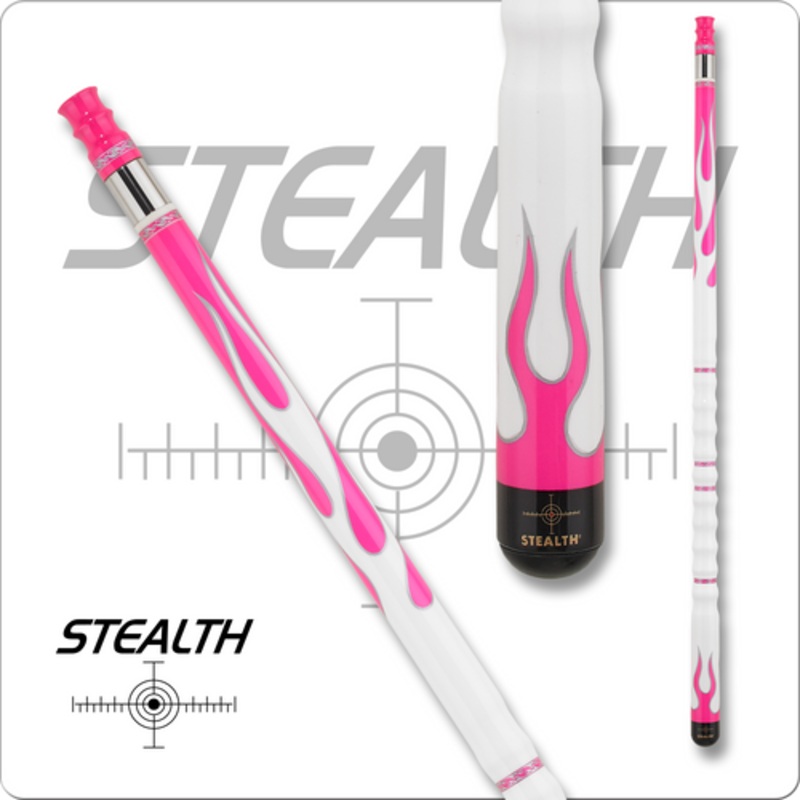 Stealth STH-02 Pink Flame Pool Cue