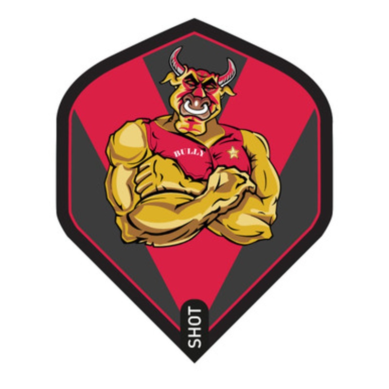Shot Darts Michael Smith ‘Bully Boy’ Red Flights – Standard