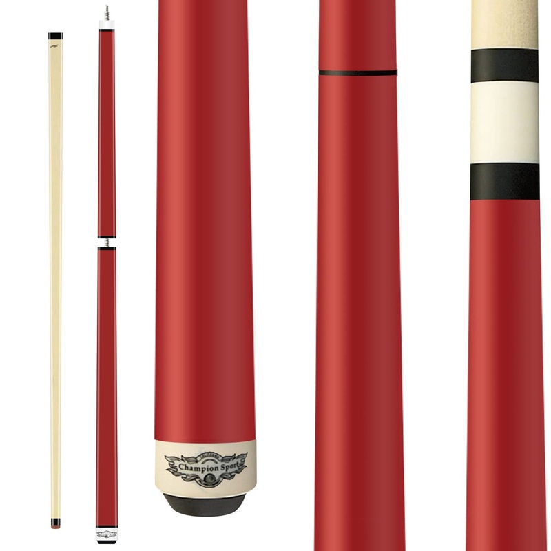 2023 Champion Eros Series Jump and break cue —–Model:TF1 Red Jump and break Cue, Champion Glove, 58,13 mm