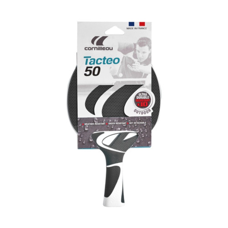 Cornilleau TACTEO 50 Gray Weatherproof Table Tennis Racket