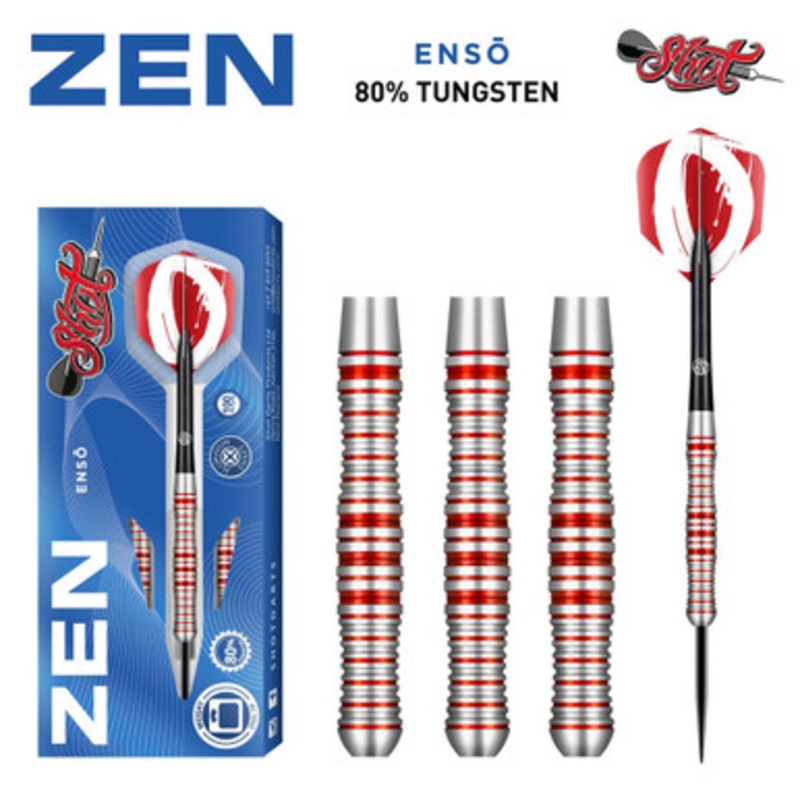 Shot Dart Zen Enso Steel Tip Darts 24g