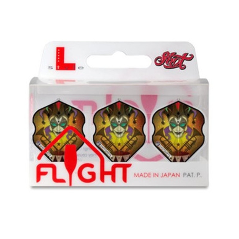Shot Darts Americana Jester Trio Flight Pack – L Style