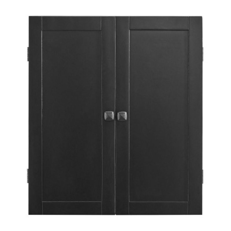 Imperial Dart Board & Cabinet Set – Black Finish
