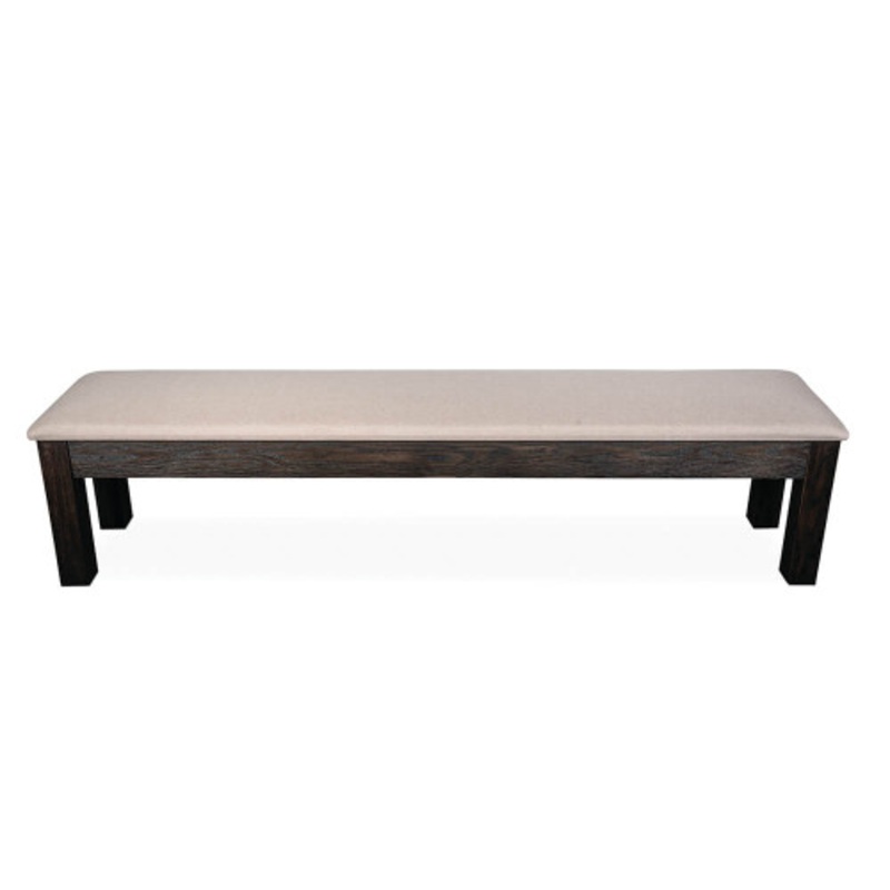 Presidential Billiards Spectator Bench Charcoal Brown