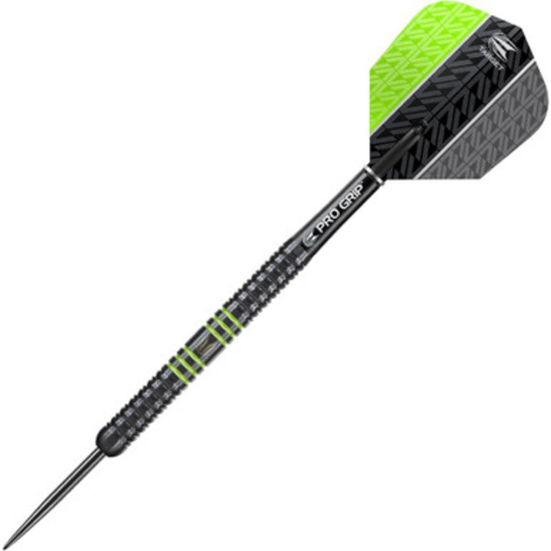 Target Vapor 8 Black Steel Tip Green Darts 23g