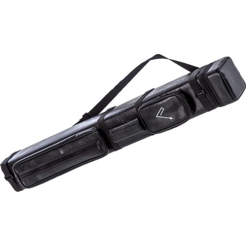 Vector 3×6  Hard Black Vinyl Cue Case