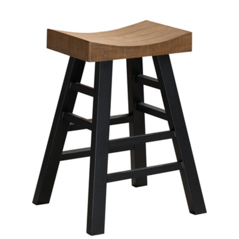 American Heritage Cheyenne Reclaimed Stool