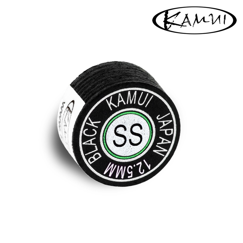 Kamui Black Cue Tip 12.5mm Super Soft
