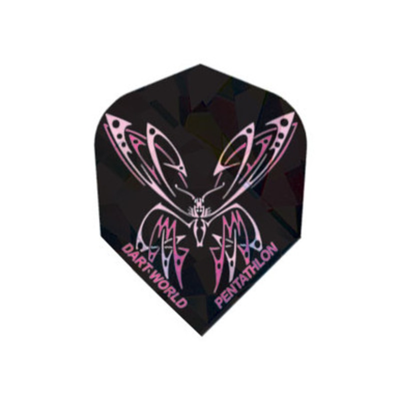 Dart World Pentathlon Pink Butterfly Flight