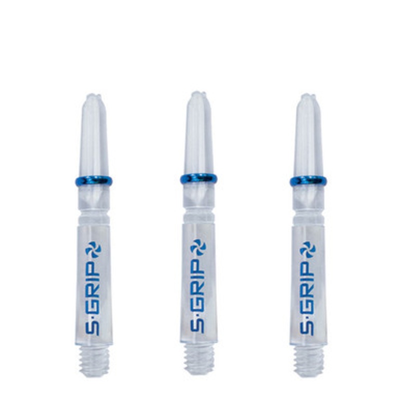 Dart World Supergrip Spin Clear Shaft – Short