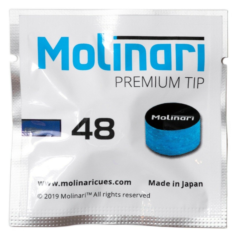 Molinari Premium Cue Tip 14mm Medium/Hard 1 pc