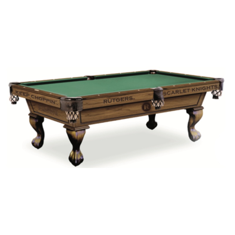 Rutgers Scarlet Knights Pool Table
