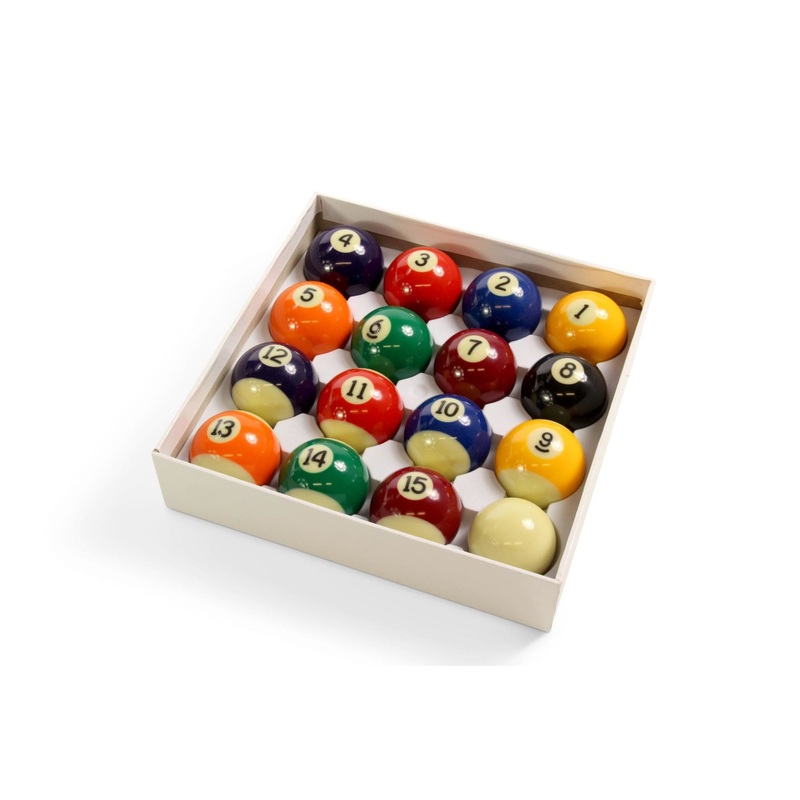 Quality 2 spots and stripes pool ball set American pool 9 ball etc