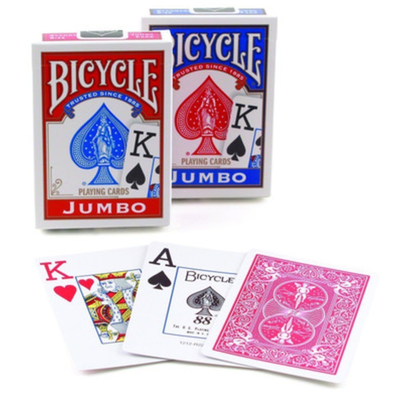 Bicycle Poker Size Jumbo Index Playing Cards