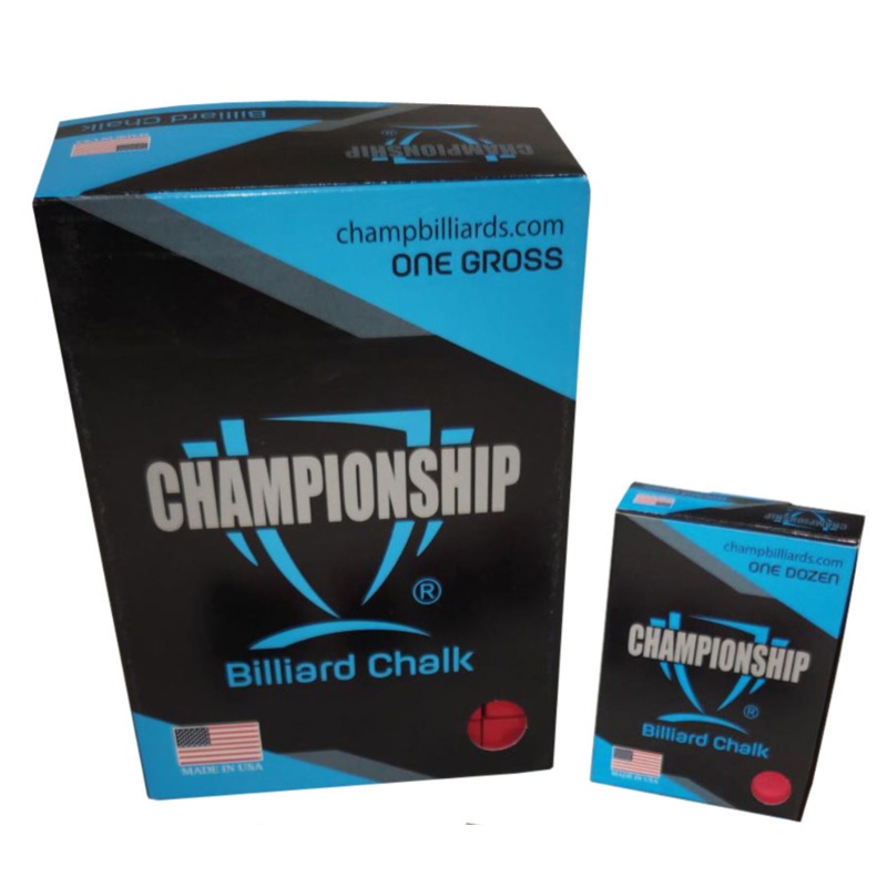 Championship Billiard Chalk 12 Cubes