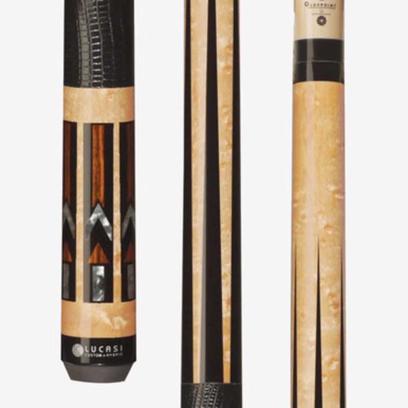 Lucasi Custom Coffee Stained Birdseye Hybrid LHC93 Cue