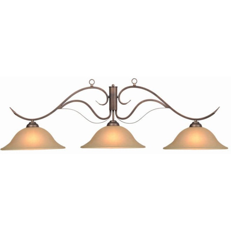 Ram Gameroom Products Monaco 3 Lamp Pool Table Light