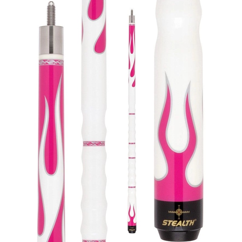 Stealth STH02 Pool Cue – Pink Flames