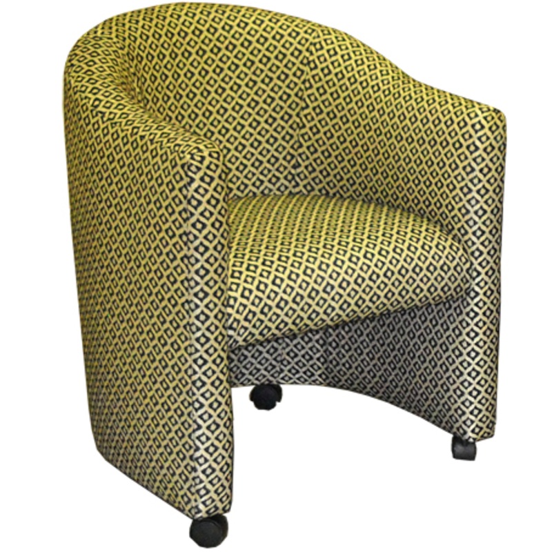 Tobias Club Caster Chair
