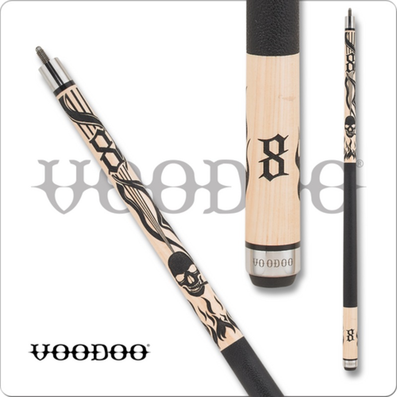 Voodoo Bone VOD37 Blunt Smoking Skull Pool Cue