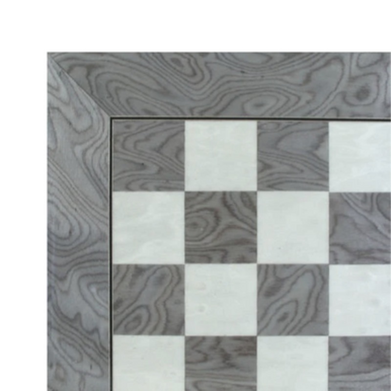 22” Grey & Ivory Briarwood Glossy Chess Board