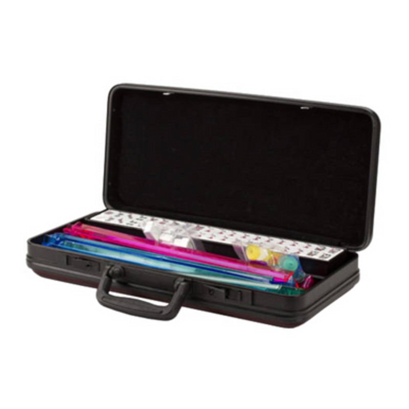 Deluxe Mah Jongg Set  Burgundy Hard Case