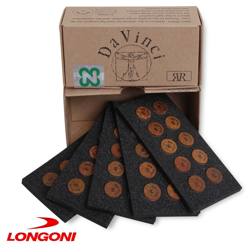 Longoni Da Vinci Cue Tip 13mm Medium 1 pc