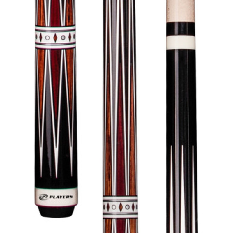 Players E2320 Midnight Black/Cocobolo Cue