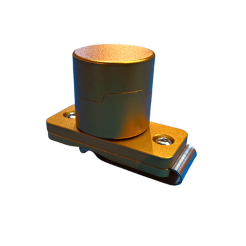 Metal Circle Magnetic Chalk Holder – Gold
