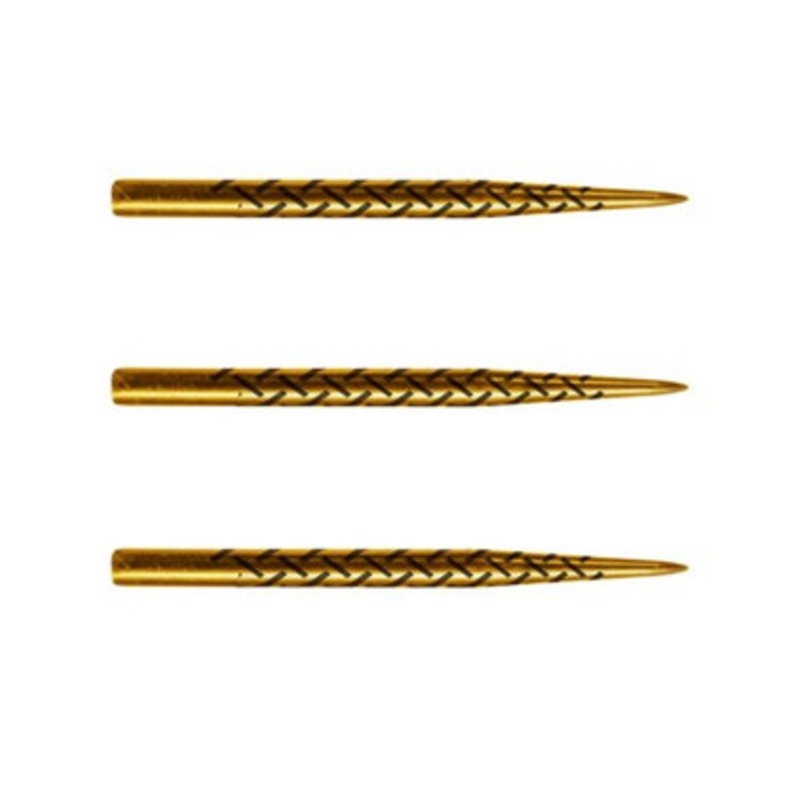 Shot Darts Warrior Kapene Gold Titanium Point with Cinder Grip