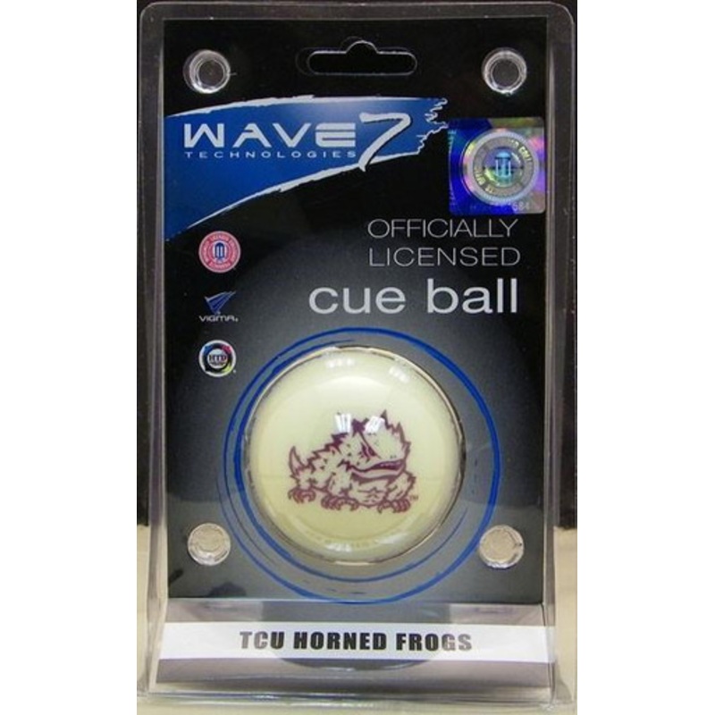 Wave 7 TCU Horned Frogs Cue Ball