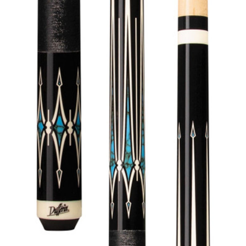 Dufferin D-355 Black Turquoise Cue