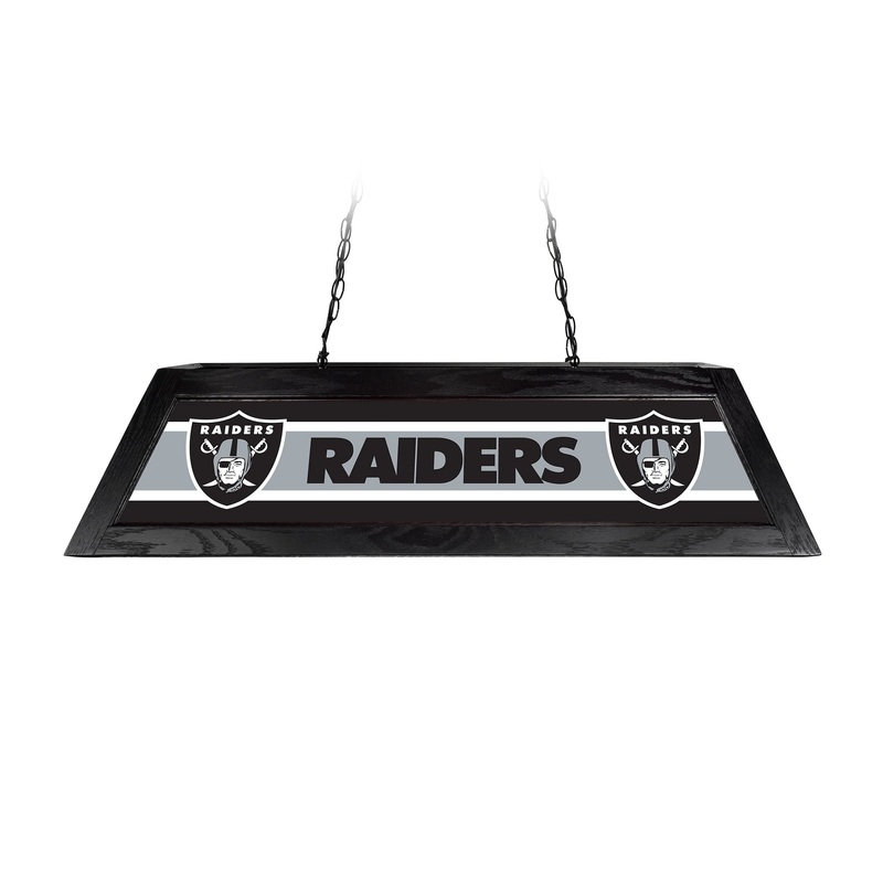 Las Vegas Raiders 42 Billiard Lamp