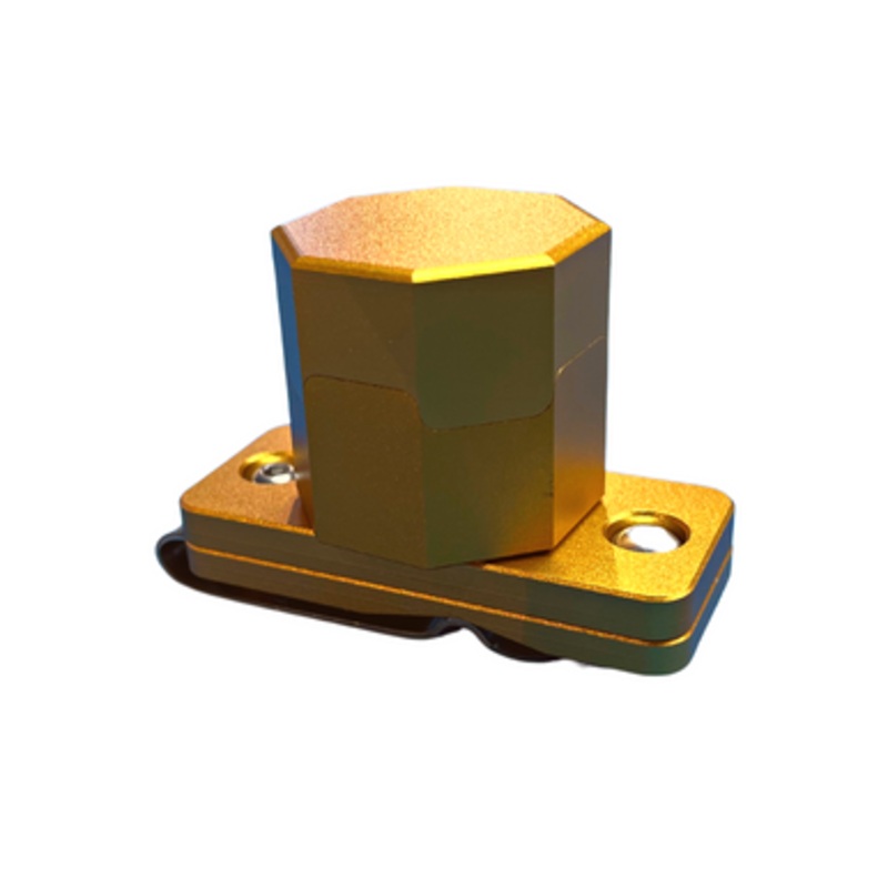 Metal Octagon Magnetic Chalk Holder – Gold