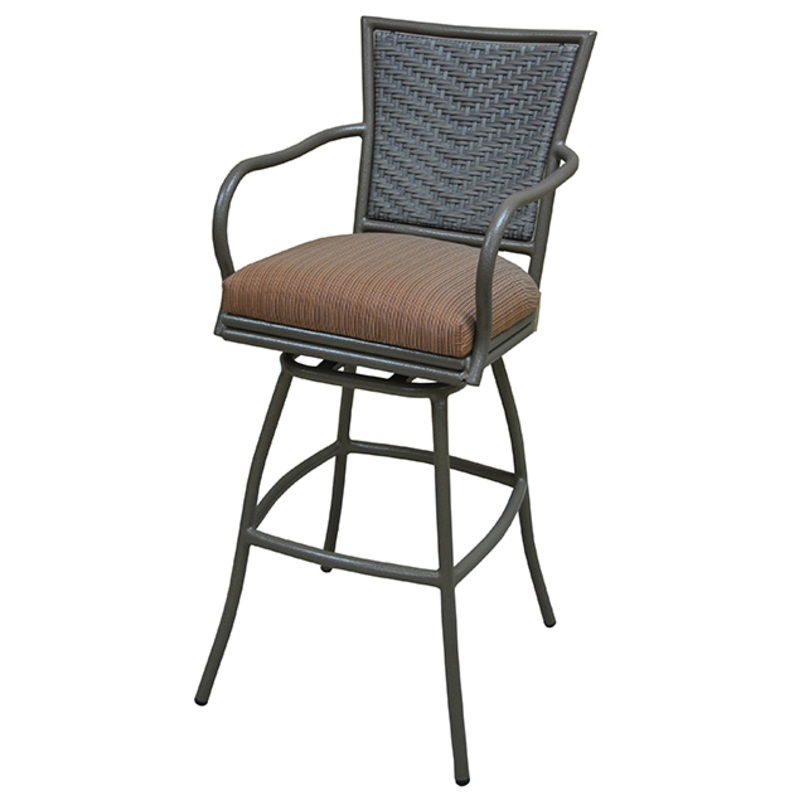 Tobias Erin with Arms Outdoor Stool