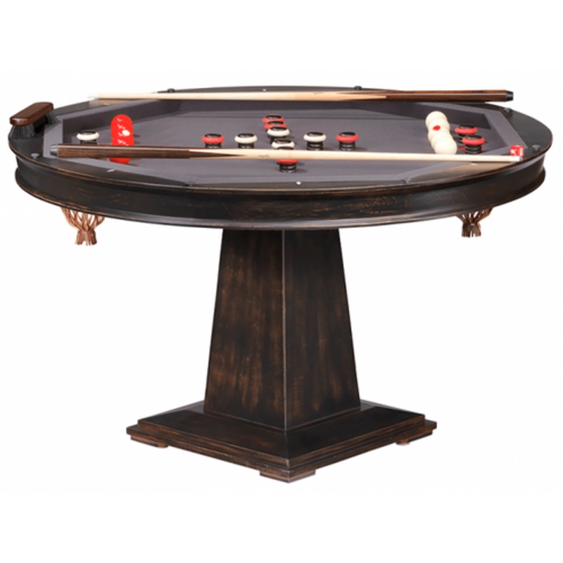 Darafeev Dynasty Poker Dining Game Table with Bumper Pool