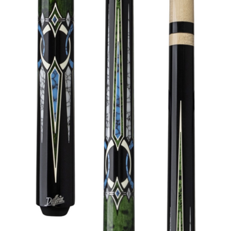 Dufferin D-547 Black/Green Cue