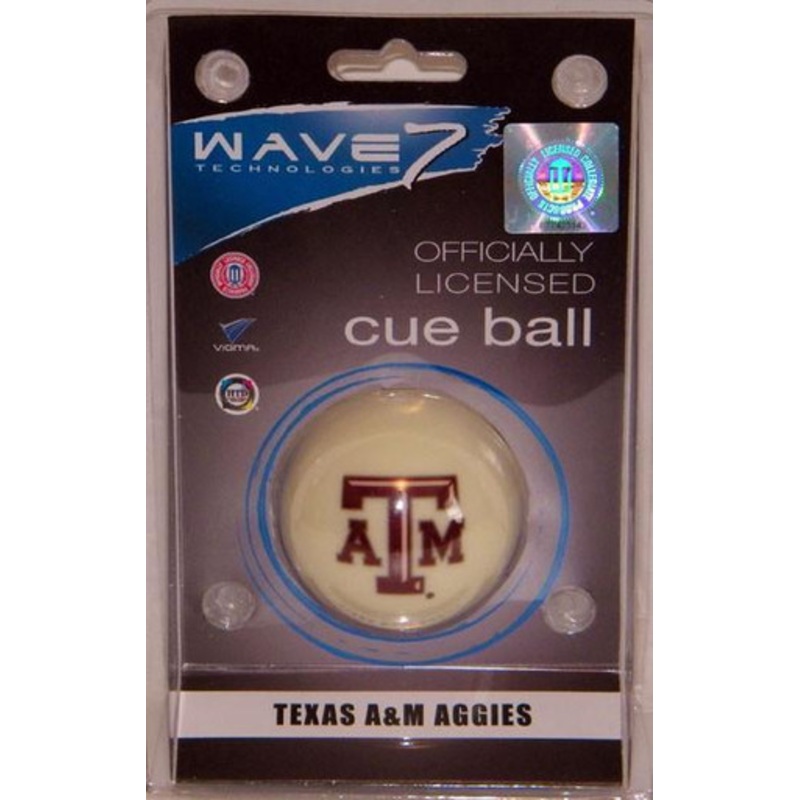 Wave 7 Texas A&M Aggies Cue Ball