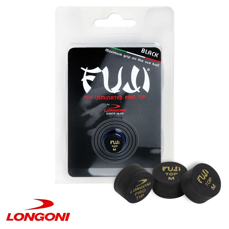 Longoni Fuji Black Cue Tip 13mm Medium 1 pc