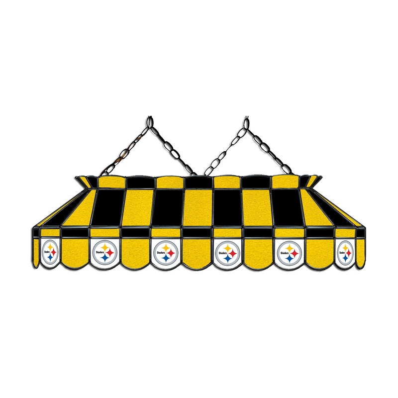 Pittsburgh Steelers 40 Glass Lamp