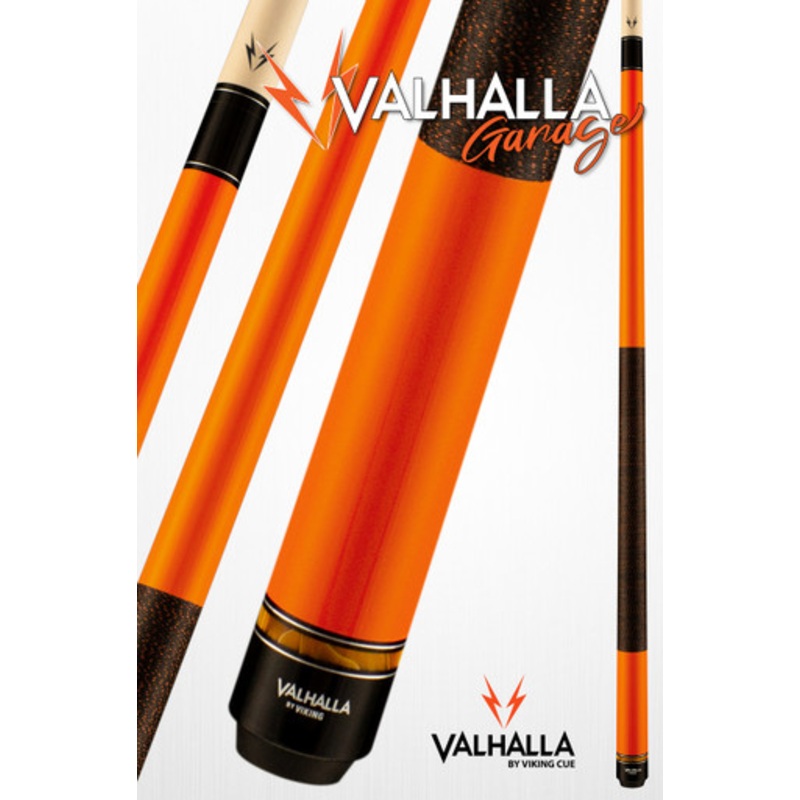 Viking Valhalla VG021 Orange Pearl with Linen Wrap Cue