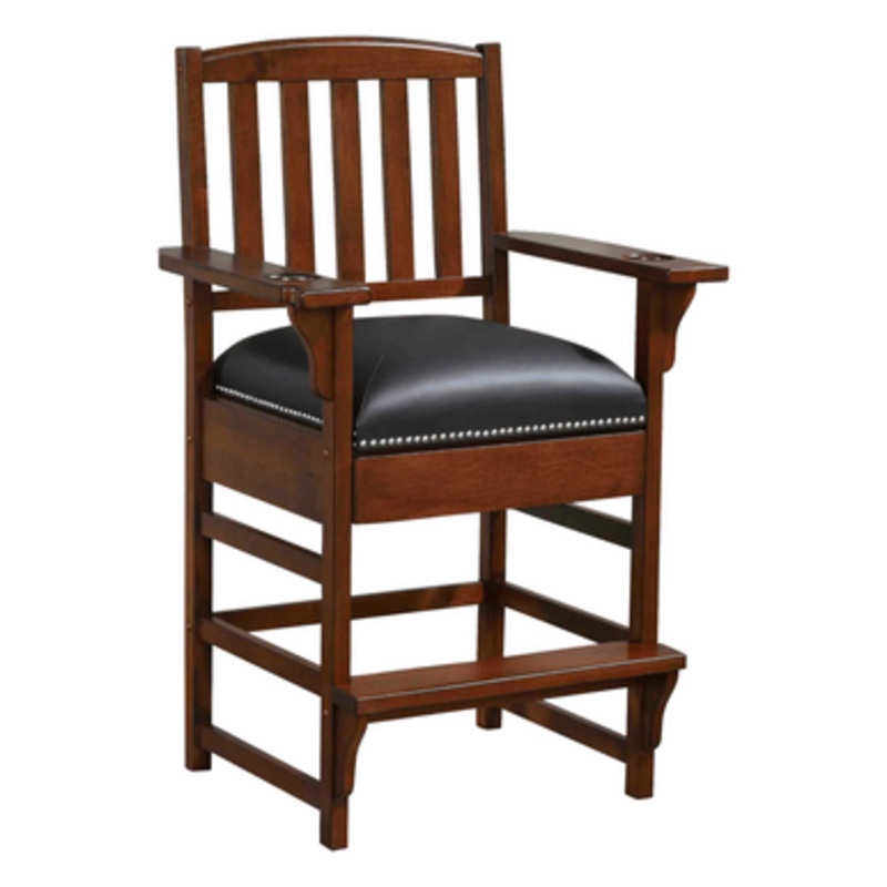 American Heritage King Chair in Suede